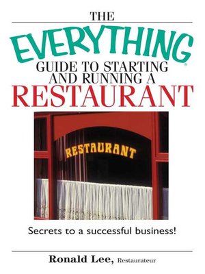 cover image of The Everything Guide to Starting and Running a Restaurant